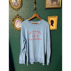 PATAGONIA ORGANIC COTTON CREWNECK SWEATSHIRT IRON WORKS MENS LARGE EXCELLENT